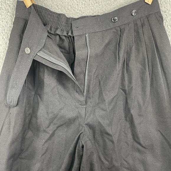 VTG Counterparts 100% Silk Pants Women's 16 Balloon Taper Slacks 90s Avant-Garde - Picture 8 of 12